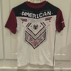 BKE Boys American Fighter short sleeve t shirt, nearly new!